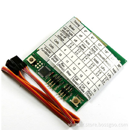 LED Program Card for ICE Seires ESCs